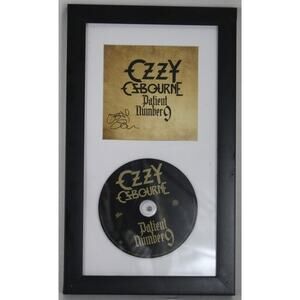 Ozzy Osbourne Autographed CD Patient Number Nine Framed Auto Authentic